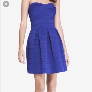 Express Bandage fit and flare dress